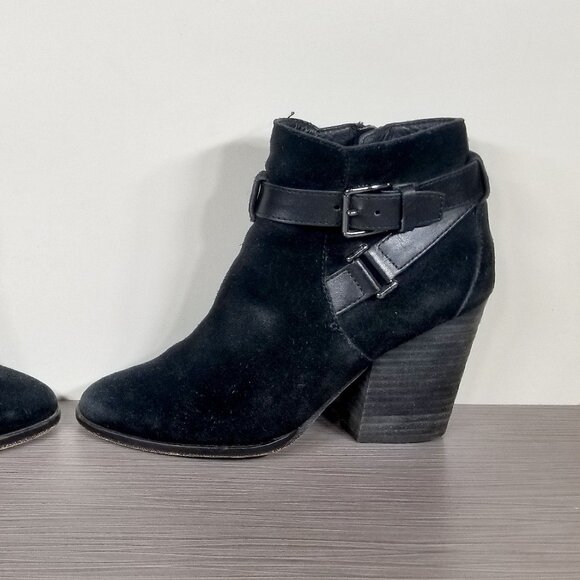 Cole Haan 'Minna' Bootie, Black Suede, Womens Size 5 B - Picture 9 of 12